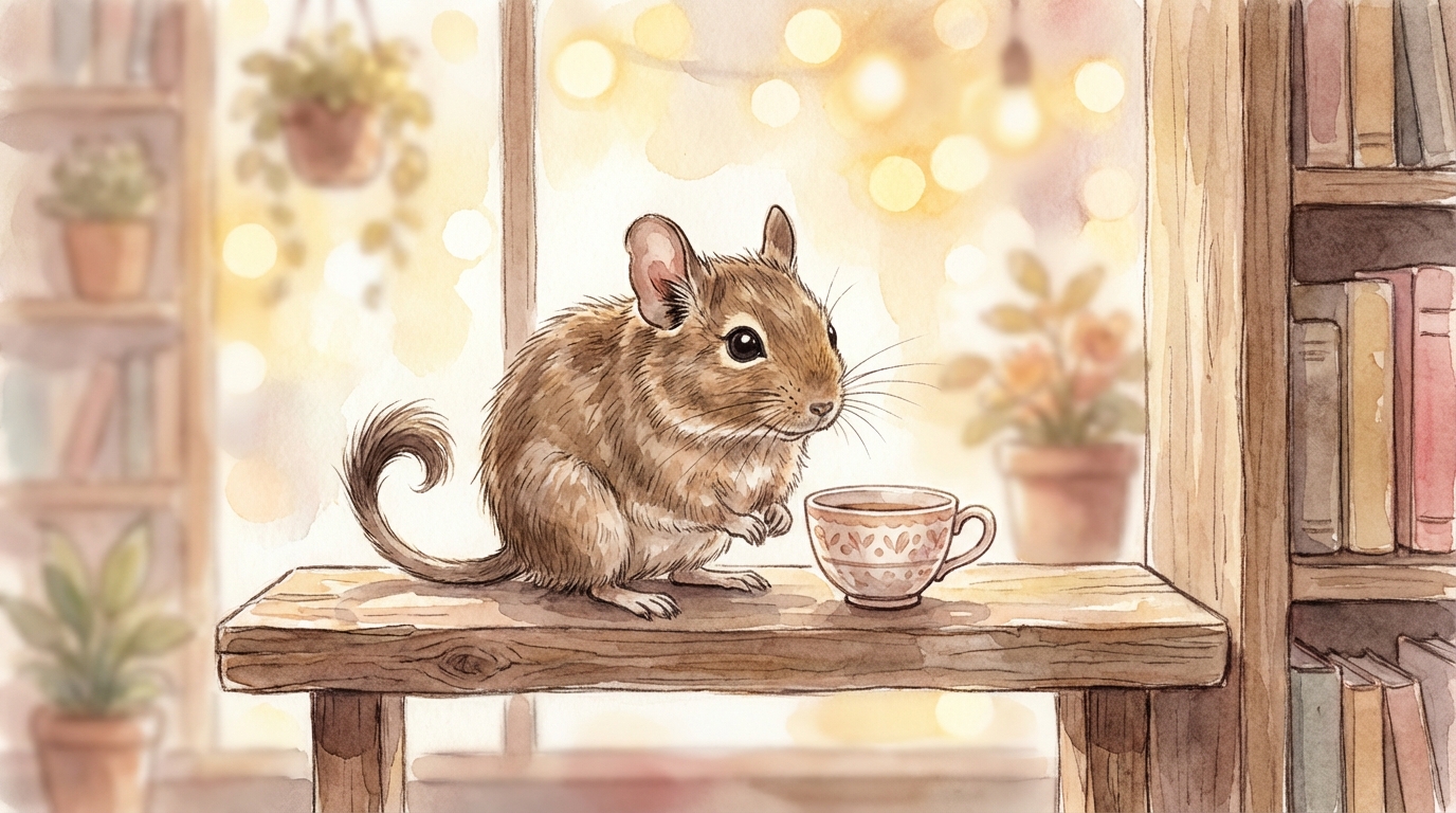 デグーの飼い方完全ガイド | 初心者でも安心の飼育マニュアル