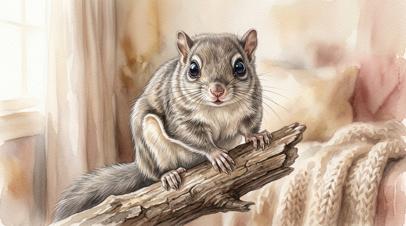 アメリカモモンガってどんな動物？フクロモモンガ・シマリスとの違いをわかりやすく解説