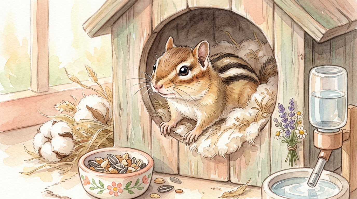 シマリスのお迎え準備ガイド | 費用・用品・ショップの選び方を解説