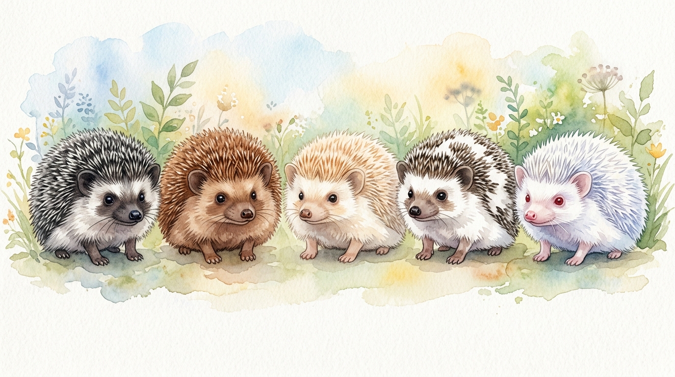 ハリネズミのカラー全種類ガイド｜人気色・レア色の特徴と値段相場