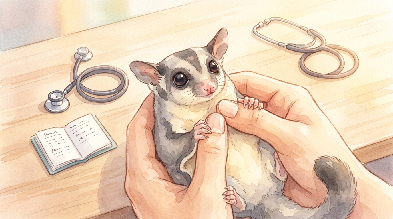 フクロモモンガの健康管理ガイド | 病気の予防・症状・動物病院の選び方