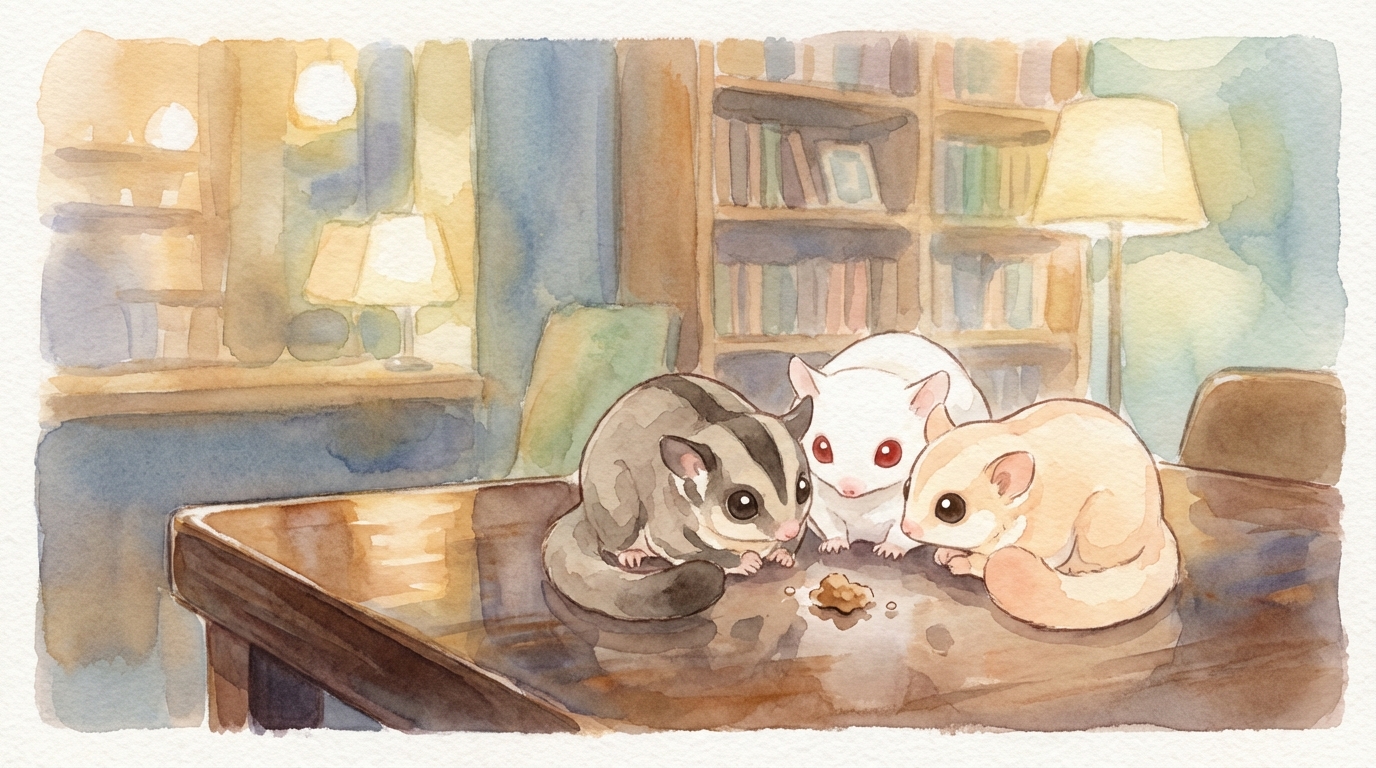 フクロモモンガの種類・カラーモルフ完全ガイド | 全8種の特徴と価格を解説